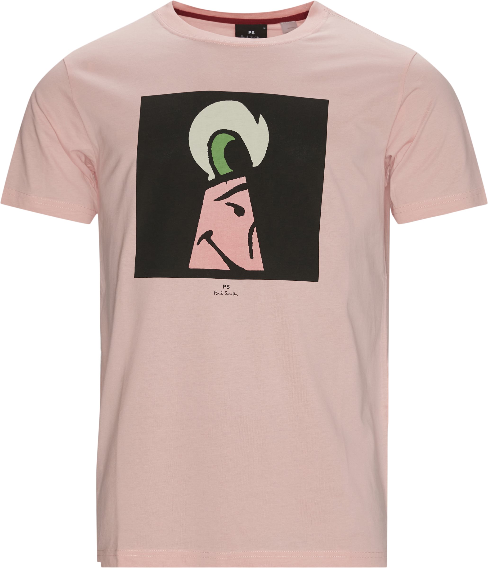 Keyhole Tee - T-shirts - Regular fit - Pink